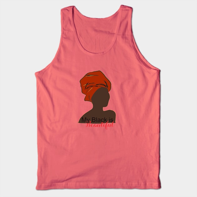 My black is beautiful Tank Top by Cargoprints